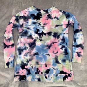 Tie Dye Pullover Sweatshirt